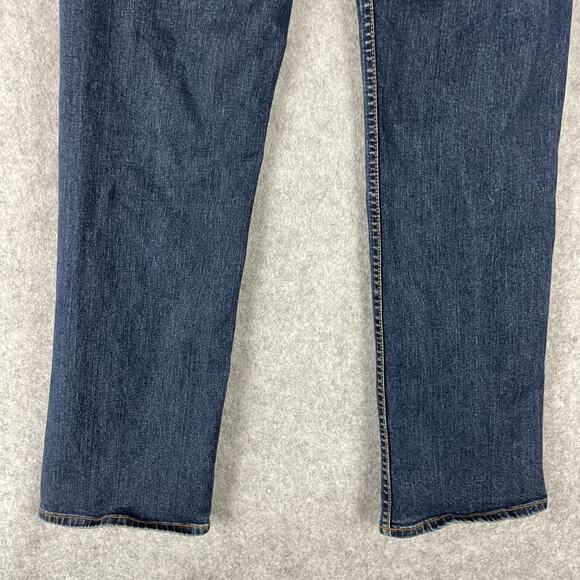 Lawman Jean Womens 9/10 Dark Wash Stretch Bootcut Mid Rise Western Cowgirl Rodeo - Picture 9 of 15